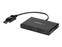 StarTech.com 3-Port Multi Monitor Adapter, DisplayPort 1.2 to HDMI MST Hub, Triple 1080p HDMI Monitor, Video Splitter for Extended Desktop Mode on Windows PCs Only, DP to 3x HDMI MST Hub - Multi Stream Transport (MSTDP123HD) - separador de vídeo/audio - 3 puertos