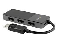 StarTech.com 3-Port Multi Monitor Adapter, DisplayPort 1.4 to 3x 4K DP Video Splitter, Triple or Dual 4K, Laptop/Desktop DisplayPort MST Hub for Multiple Monitors, Windows Display Adapter - Multi Stream Transport (MST14DP123DP) - separador de vídeo/audio - 3 puertos