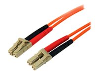 StarTech.com 30m Fiber Optic Cable - Multimode Duplex 50/125 - LSZH - LC/LC - OM2 - LC to LC Fiber Patch Cable (50FIBLCLC30) - cable de red - 30 m - naranja