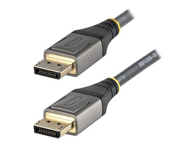  STARTECH.COM  3ft (1m) VESA Certified DisplayPort 1.4 Cable, 8K 60Hz HDR10, Ultra HD 4K 120Hz DP Video Cable, DisplayPort to DisplayPort Cable, DP Cord for Monitors/Displays, M/M - DP 1.4 Cable with Latches (DP14VMM1M) - cable DisplayPort - DisplayPort a DisplayPort - 1 mDP14VMM1M