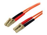 StarTech.com 3m Fiber Optic Cable - Multimode Duplex 50/125 - LSZH - LC/LC - OM2 - LC to LC Fiber Patch Cable - cable de red - 3 m