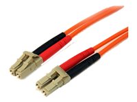 StarTech.com 5m Fiber Optic Cable - Multimode Duplex 50/125 - LSZH - LC/LC - OM2 - LC to LC Fiber Patch Cable - cable de red - 5 m