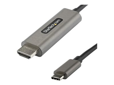  STARTECH.COM  6ft (2m) USB C to HDMI Cable 4K 60Hz with HDR10, Ultra HD USB Type-C to 4K HDMI 2.0b Video Adapter Cable, USB-C to HDMI HDR Monitor/Display Converter, DP 1.4 Alt Mode HBR3 - Thunderbolt 3 Compatible (CDP2HDMM2MH) - cable adaptador - HDMI / USB - 2 mCDP2HDMM2MH