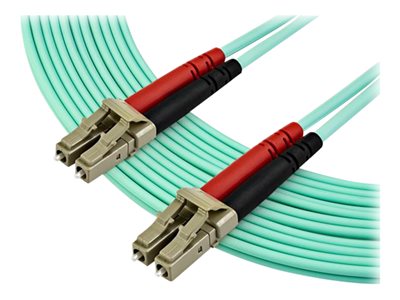  STARTECH.COM  7m OM3 LC to LC Multimode Duplex Fiber Optic Patch Cable - Aqua - 50/125 - LSZH Fiber Optic Cable - 10Gb (A50FBLCLC7) - cable de interconA50FBLCLC7