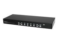 StarTech.com 8 Port 1U Rackmount USB KVM Switch Kit with OSD and Cables - Rack mount KVM - VGA KVM Switch - 8 Port KVM Switch (SV831DUSBUK) - conmutador KVM - 8 puertos - montaje en rack