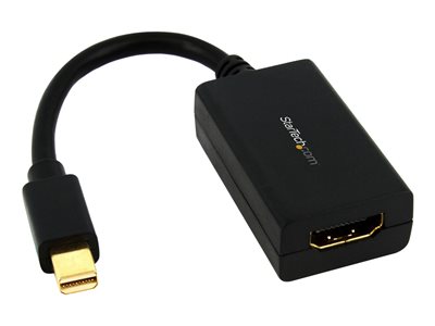  STARTECH.COM  Adaptador Conversor de Vídeo Mini DisplayPort a HDMI - Cable Convertidor Pasivo - Hembra HDMI - Macho Mini DP - 1920x1200 - adaptador de vídeo - DisplayPort / HDMI - 76.2 mmMDP2HDMI