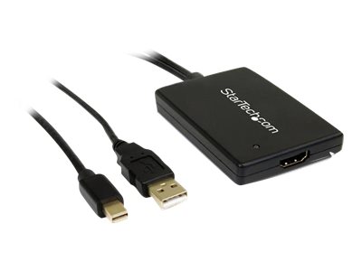  STARTECH.COM  Adaptador Conversor Mini DisplayPort a HDMI con Audio USB - vídeo conversor - negroMDP2HDMIUSBA