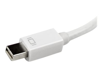  STARTECH.COM  Adaptador Conversor Mini DisplayPort a VGA DVI o HDMI - Convertidor A/V 3 en 1 para viajes - 1080p - 1920x1200 - Blanco - vídeo conversorMDP2VGDVHDW