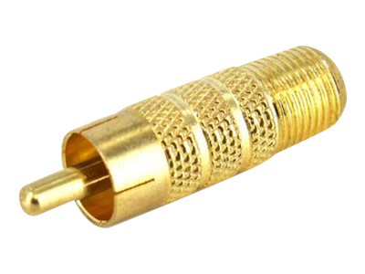  STARTECH.COM  Adaptador Conversor RCA a Coaxial Tipo F Macho a Hembra - adaptador de vídeo - vídeo compuestoRCACOAXMF