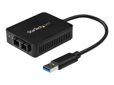  STARTECH.COM  Adaptador Conversor USB 3.0 a Fibra Óptica 1000BaseSX SC Multimodo 550m Transceiver USB - adaptador de red - USB 3.0 - 1000Base-SXUS1GA30SXSC