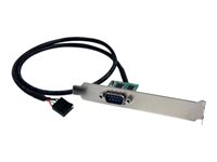 StarTech.com Adaptador de 0,6m Header Cabezal Bracket Serie Serial DB9 RS232 a USB IDC 10 Pines Conector Interno de Placa Base - adaptador serie - USB 2.0 - RS-232