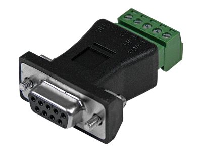  STARTECH.COM  Adaptador de Bloque de Terminales con 2 Puertos Serie DB9 RS422 RS485 - adaptador serie - bloque de terminales de 5 clavijas a DB-9DB92422