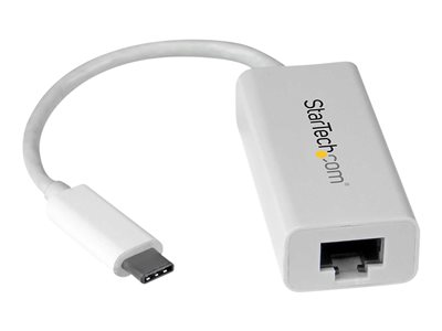  STARTECH.COM  Adaptador de Red Gigabit USB-C - USB 3.1 Gen 1 (5 Gbps) - Blanco - adaptador de red - USB-C - Gigabit EthernetUS1GC30W