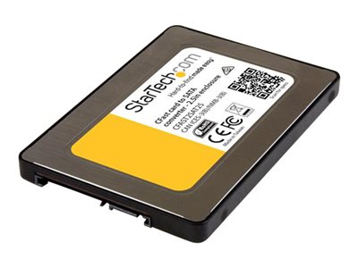  STARTECH.COM  Adaptador de tarjeta CFast a SATA con carcasa protectora - Conversor de tarjeta de memoria CFast compatible con SATA III - controlador deCFAST2SAT25