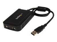 StarTech.com Adaptador de Vídeo Externo USB a VGA - Cable Conversor - Tarjeta Gráfica Externa - Hembra HD15 - Macho USB A - 1920x1200 - adaptador USB / VGA - USB a HD-15 (VGA) - Conforme a la TAA - 50 cm
