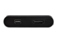 StarTech.com Adaptador de Vídeo Multipuertos USB-C HDMI o Mini DisplayPort - 4K de 60Hz UHD - Adaptador USB Tipo C HDMI o mDP (CDP2HDMDP) - adaptador de vídeo - Mini DisplayPort / HDMI - 20.5 cm