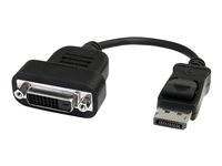StarTech.com Adaptador de Vídeo DisplayPort a DVI - Cable Conversor - Hembra DVI - Macho DP - Hasta 1920x1200 - Activo - Adaptador DisplayPort - 20 cm