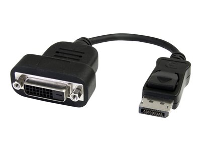  STARTECH.COM  Adaptador de Vídeo DisplayPort a DVI - Cable Conversor - Hembra DVI - Macho DP - Hasta 1920x1200 - Activo - Adaptador DisplayPort - 20 cmDP2DVIS