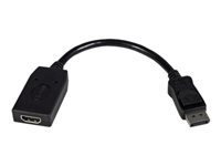 StarTech.com Adaptador de Video DisplayPort a HDMI Cable Conversor DP Hembra HDMI Macho DP Hasta 1920x1200 Pasivo - adaptador de vídeo - DisplayPort / HDMI - 24 cm