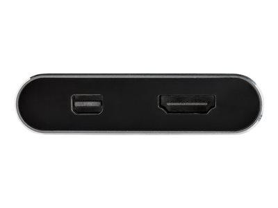  STARTECH.COM  Adaptador de Vídeo Multipuertos USB-C HDMI o Mini DisplayPort - 4K de 60Hz UHD - Adaptador USB Tipo C HDMI o mDP (CDP2HDMDP) - adaptador de vídeo - Mini DisplayPort / HDMI - 20.5 cmCDP2HDMDP