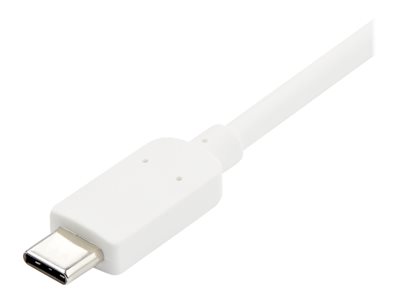  STARTECH.COM  Adaptador Gráfico USB-C a HDMI con Entrega de Potencia - Adaptador de Vídeo USBC a HDMI con Power Delivery - 4K 60Hz - adaptador de vídeo externo - blancoCDP2HDUCPW