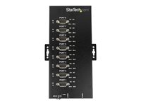StarTech.com Adaptador Hub Serie de 8 Puertos USB a RS232/RS485/RS422 - Ladrón Industrial Convertidor USB 2.0 a DB9 Serial - IP30 - de Montaje en Carril DIN - Protección ESD de 15kV (ICUSB234858I) - adaptador serie - USB 2.0 - RS-232/422/485 x 8 - Conforme a la TAA