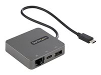 StarTech.com Adaptador Multipuertos USB-C - Docking Station USB Tipo C - HDMI o VGA - con Cable de 29cm - con Puertos USB A y USB Type C (DKT31CHVL) - estación de conexión - USB-C - VGA, HDMI - GigE - Conforme a la TAA