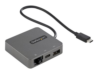  STARTECH.COM  Adaptador Multipuertos USB-C - Docking Station USB Tipo C - HDMI o VGA - con Cable de 29cm - con Puertos USB A y USB Type C (DKT31CHVL) -DKT31CHVL