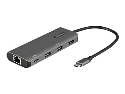 STARTECH.COM  Adaptador Multipuertos USB C para Portátil - Docking Station USB Tipo C con HDMI PD de 100W con Hub Ladrón USB de 3 Puertos - estación deDKT31CHPDL