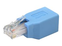 StarTech.com Adaptador Rollover/Consola Cisco para Cable RJ45 Ethernet  M/H - cable de adaptador de red - azul