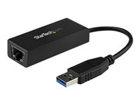 StarTech.com Adaptador Tarjeta de Red Externa NIC USB 3.0 a 1Gbps Gigabit Ethernet 1 Puerto - 1x RJ45 Hembra - 1x USBA - adaptador de red - USB 3.0 - Gigabit Ethernet