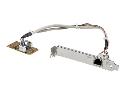  STARTECH.COM  Adaptador Tarjeta de Red NIC Mini PCI Express PCI-e PCIe 1 Puerto Gigabit Ethernet - 1x RJ45 Hembra - adaptador de red - PCIe Mini Card - Gigabit EthernetST1000SMPEX