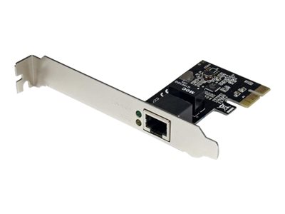  STARTECH.COM  Adaptador Tarjeta de Red NIC PCI Express PCI-e de 1 Puerto Gigabit Ethernet - 1x RJ45 Hembra - Perfil Doble - adaptador de red - PCIe - Gigabit EthernetST1000SPEX2