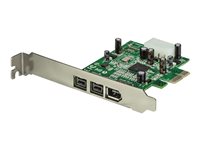 StarTech.com Adaptador Tarjeta FireWire PCI-Express PCI-e 1394b 1394a - 1x FireWire 400 6 pines Hembra - 2x FireWire 800 9 pines Hembra - adaptador para FireWire - PCIe - 2 puertos