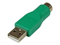 StarTech.com Adaptador Teclado o Ratón USB a Conector PS/2 MiniDIN - 1x Macho USB - 1x  Hembra Mini-DIN - Verde - adaptador para ratón GC46MF