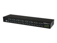 StarTech.com Adaptador USB a Concentrador de 16 Puertos Serie - Adaptador de Rack con Conexión en Cadena - USB a RS232 - adaptador serie - USB 2.0 - RS-232 x 16