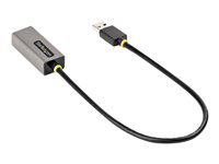 StarTech.com Adaptador USB a Ethernet, USB 3.0 a Ethernet Gigabit de 10/100/1000 para Portátiles, con Cable Incorporado de 30cm, Adaptador USB a RJ45, Adaptador NIC, Adaptador de Red USB (USB31000S2) - adaptador de red - USB 3.2 Gen 1 - Gigabit Ethernet x 1