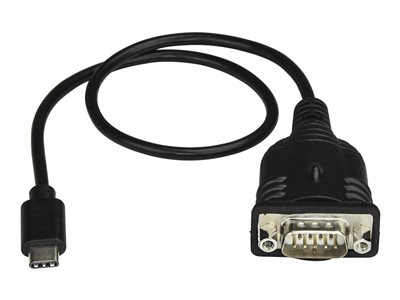  STARTECH.COM  Adaptador USB-C a Serie DB9 RS232 - Cable Conversor USBC a Serie DB9 RS232 - Adaptador USB Tipo C a Serie DB9 RS232 - cable USB / serie -ICUSB232C