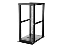 StarTech.com Armario Bastidor de Marco Abierto con Profundidad Ajustable para Rack de Servidores - 4 Columnas 25U - rack - 25U