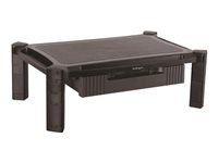 StarTech.com Base con Cajón para Monitor - de Altura Ajustable con Columnas Apilables - con Soporte para Pantallas hasta 32 Pulgadas - base - para Monitor - negro