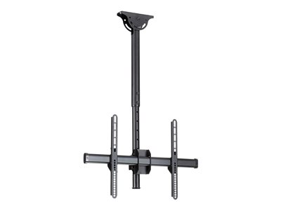  STARTECH.COM  Base Soporte VESA Ajustable de Montaje en Techo para Pantallas de 37 a 75 Pulgadas - Mástil Corto abrazadera - para pantalla plana - negrFPCEILPTBSP