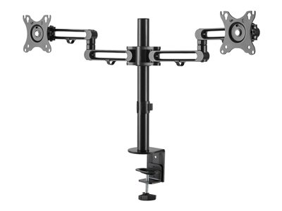  STARTECH.COM  Brazo de Soporte para Monitor - Articulado - de Aluminio - para Monitores VESA de hasta 32IN - con Dos Brazos Giratorios kit de montaje -ARMDUAL3