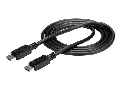  STARTECH.COM  Cable 1,8m Certificado DisplayPort con Pestillo Latches Seguro con Bloqueo para Monitor - 2x Macho DP - Negro - cable DisplayPort - 1.8 mDISPLPORT6L