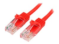 StarTech.com Cable 1m Rojo Cat5e Ethernet RJ45 - cable de interconexión - 1 m - rojo