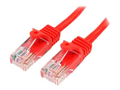  STARTECH.COM  Cable 1m Rojo Cat5e Ethernet RJ45 - cable de interconexión - 1 m - rojo45PAT1MRD
