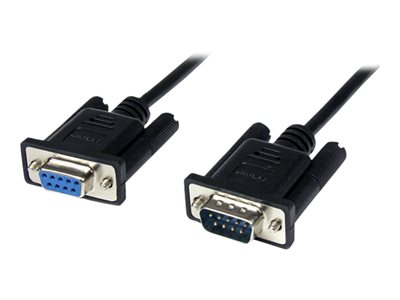  STARTECH.COM  Cable 2m Módem Nulo Null Serie Serial DB9 Hembra a Macho - Negro - cable de módem nulo - DB-9 a DB-9 - 2 mSCNM9FM2MBK