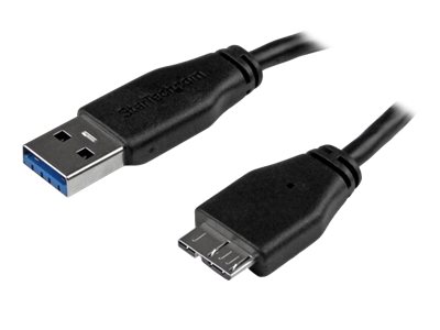  STARTECH.COM  Cable 2m USB 3.0 Delgado - A Macho a Micro B Macho - cable USB - Micro-USB tipo B a USB Tipo A - 2 mUSB3AUB2MS