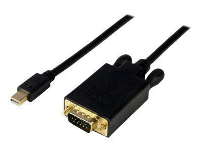  STARTECH.COM  Cable 3m de Vídeo Adaptador Conversor Activo Mini DisplayPort a VGA - Macho HD15 - Macho mDP - 1920x1200 - 1080p - Negro - vídeo conversoMDP2VGAMM10B