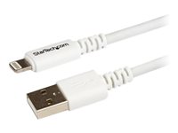 StarTech.com Cable 3m Lightning 8 Pin a USB A 2.0 para Apple iPod iPhone iPad - Blanco - Cable Lightning - Lightning / USB - 3 m