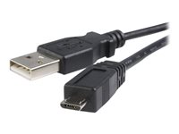 StarTech.com Cable 3m Micro USB B a USB A Cargador para Teléfono Móvil Datos USB 2.0 Alta Velocidad Hi Speed - Macho a Macho - Negro - cable USB - USB a Micro-USB tipo B - 3 m
